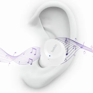 Belkin SoundForm Bolt Draadloze In-ear Headset Wit