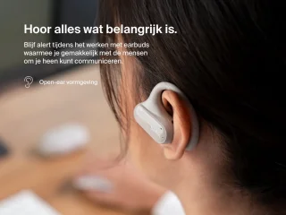 Belkin SoundForm ClearFit Draadloze Open-Ear Oortjes Zand