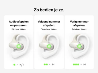 Belkin SoundForm ClearFit Draadloze Open-Ear Oortjes Zand
