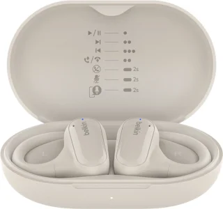 Belkin SoundForm ClearFit Draadloze Open-Ear Oortjes Zand
