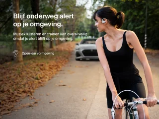 Belkin SoundForm ClearFit Draadloze Open-Ear Oortjes Zand