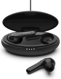Belkin SOUNDFORM Move Plus True Wireless Earbuds Zwart