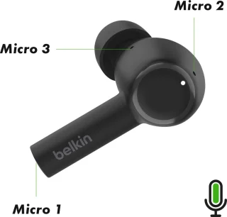 Belkin SoundForm Pulse True Wireless In-ear Headset Zwart