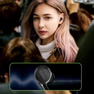 Belkin SOUNDFORM Rise Draadloze Oordopjes Zwart