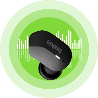 Belkin Soundform True Wireless In-Ear Zwart