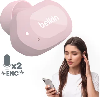 Belkin Wireless Headphones Pink