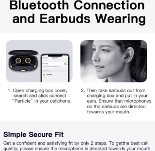 Bluedio P draadloze Bluetooth 5.0 oordopjes