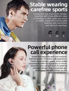 Bluedio P draadloze Bluetooth 5.0 oordopjes