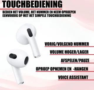 Bluetooth 5.3 Draadloze Oordopjes voor iPhone en Samsung