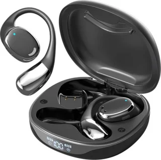 Bluetooth 5.4 Draadloze Open-Ear Bone Conduction Oortjes met Oplaadcase