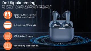 Bluetooth Draadloze Oordopjes Blauw