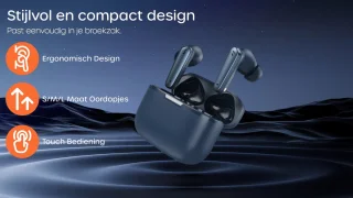 Bluetooth Draadloze Oordopjes Blauw