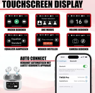 Bluetooth Draadloze Oordopjes Voor iPhone & Samsung