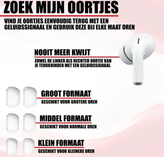 Bluetooth Draadloze Oordopjes Voor iPhone & Samsung