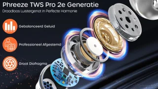 Bluetooth Draadloze Oordopjes Wit