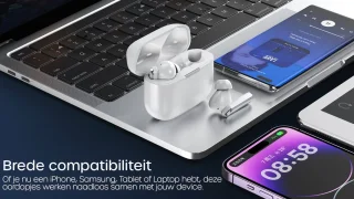 Bluetooth Draadloze Oordopjes Wit