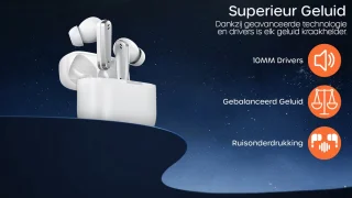 Bluetooth Draadloze Oordopjes Wit
