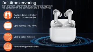 Bluetooth Draadloze Oordopjes Wit