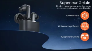 Bluetooth Draadloze Oordopjes Zwart