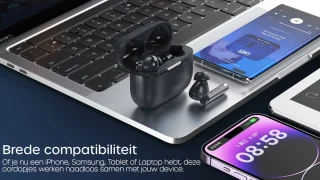 Bluetooth Draadloze Oordopjes Zwart