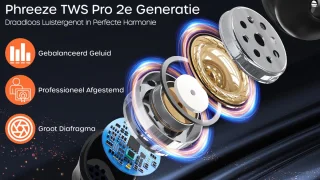 Bluetooth Draadloze Oordopjes Zwart