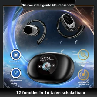 Bluetooth Draadloze Sport Oordopjes met Oorhaak en Laadkast