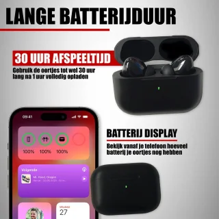 Bluetooth Oordopjes Draadloos Wit Noise Cancelling Bluetooth 5.3