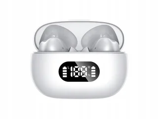 Bluetooth oordopjes in-ear wit met LED oplaadcase USB-C