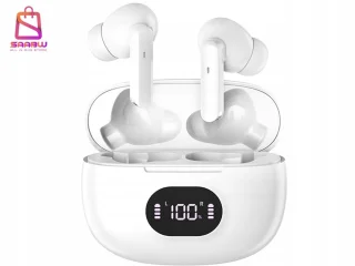 Bluetooth oordopjes in-ear wit met LED oplaadcase USB-C