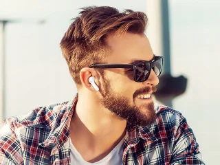 Bluetooth oordopjes in-ear wit met LED oplaadcase USB-C
