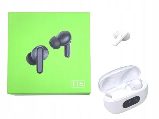 Bluetooth oordopjes in-ear wit met LED oplaadcase USB-C