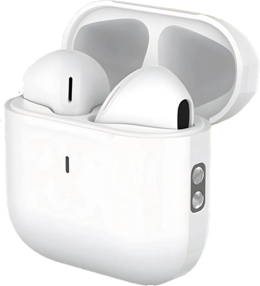 De Bluetooth Oordopjes In-Ear Wit voor iPhone en Samsung in één oogopslag
