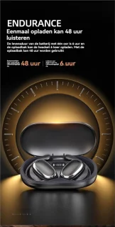 Bone Conduction Bluetooth Oordopjes met Oplaadcase