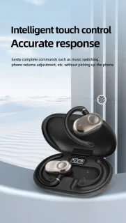 Bone Conduction Bluetooth Oortjes Draadloos Sport Met Oplaadcase