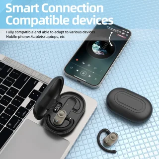 Bone Conduction Bluetooth Oortjes Draadloos Sport Met Oplaadcase