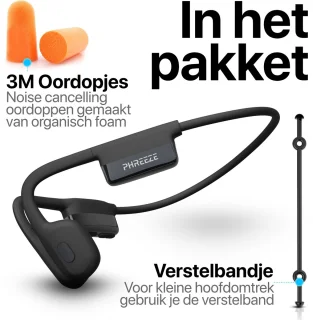 Bone Conduction Headphone Bluetooth 5.3 IPX6 Sport Oordopjes