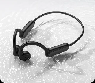 Bone Conduction Headphone Bluetooth 5.3 Zwart