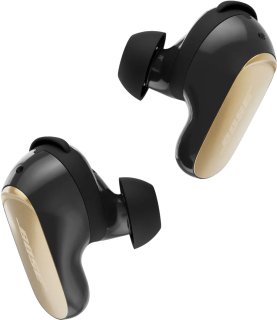 De Bose QuietComfort Ultra Draadloze In-ear Headset Zwart/Goud in één oogopslag