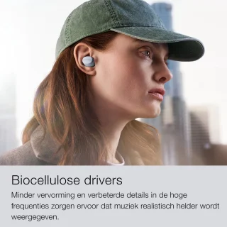 Bowers & Wilkins Pi6 Bluetooth Oordopjes Cloud Grey