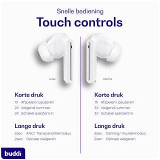 Wat vinden we goed aan de Buddi Pulse Draadloze oordopjes