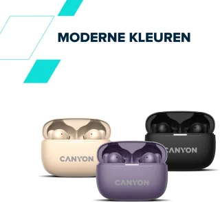 Canyon TWS-10 ANC+ENC Draadloze Headset Purple