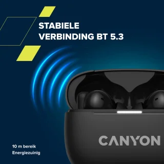 Canyon TWS-10 ANC+ENC Draadloze Headset Purple