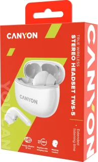 CANYON TWS-5 True Wireless Headset Wit