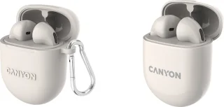 Canyon TWS-6 Bluetooth Headset Beige