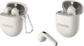 Canyon TWS-6 Bluetooth Headset Beige