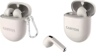 Canyon TWS-6 Bluetooth Headset Beige