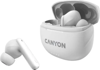 Canyon TWS-8 Bluetooth Earbuds White