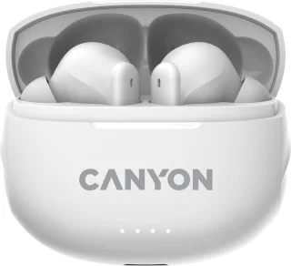 Canyon TWS-8 Bluetooth Earbuds White