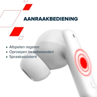 Canyon TWS-8 Bluetooth Earbuds White
