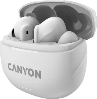 Canyon TWS-8 Bluetooth Earbuds White